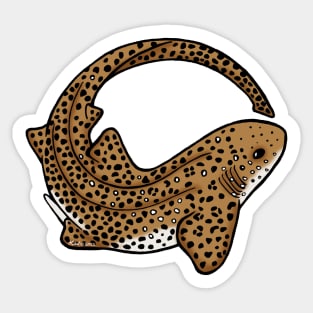 Zebra Shark Ouroboros Sticker